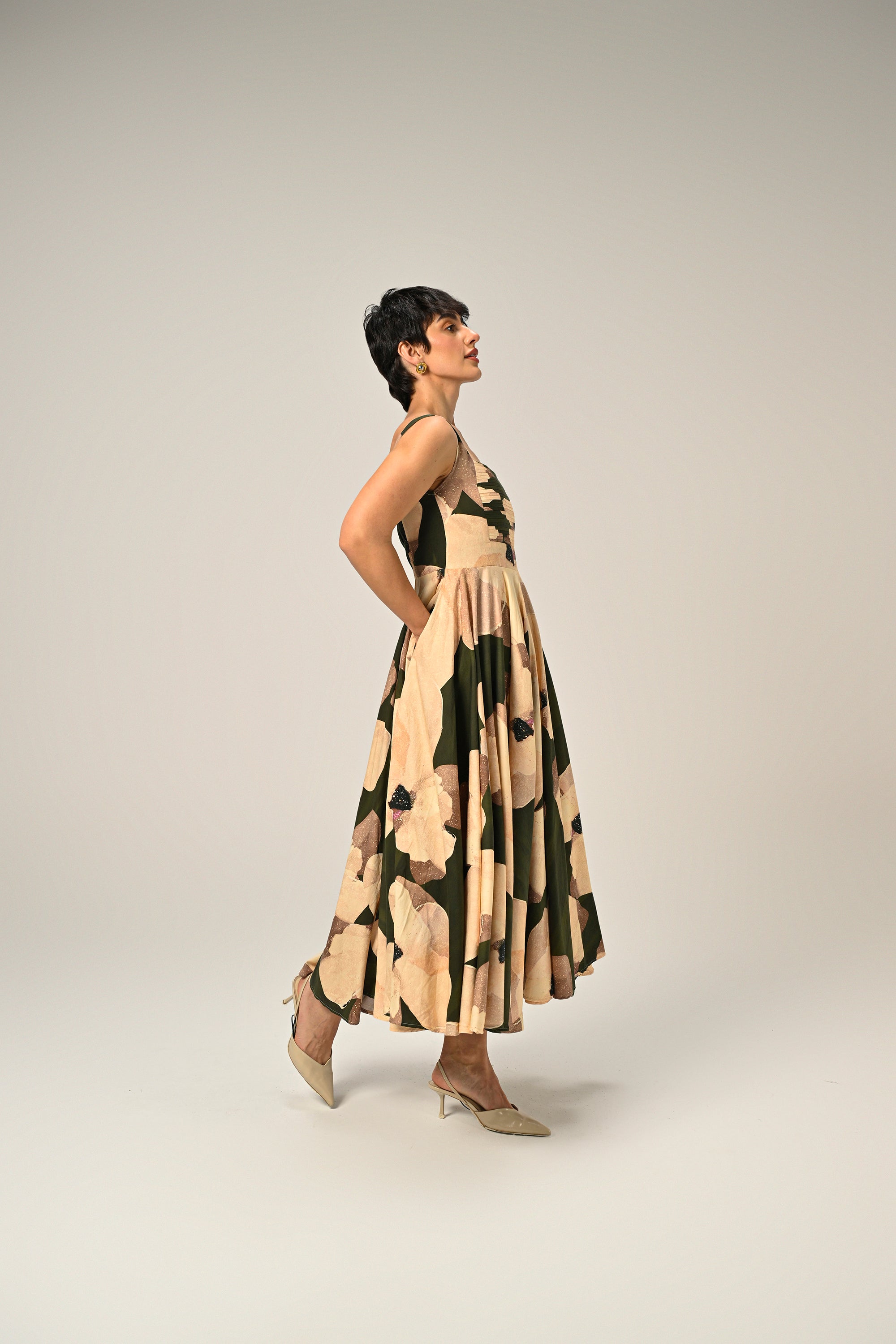 Russet Charm Long Dress