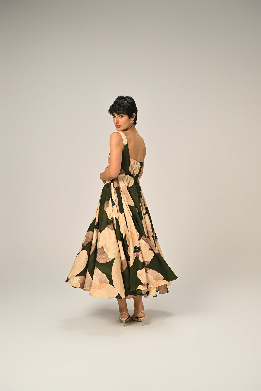 Russet Charm Long Dress