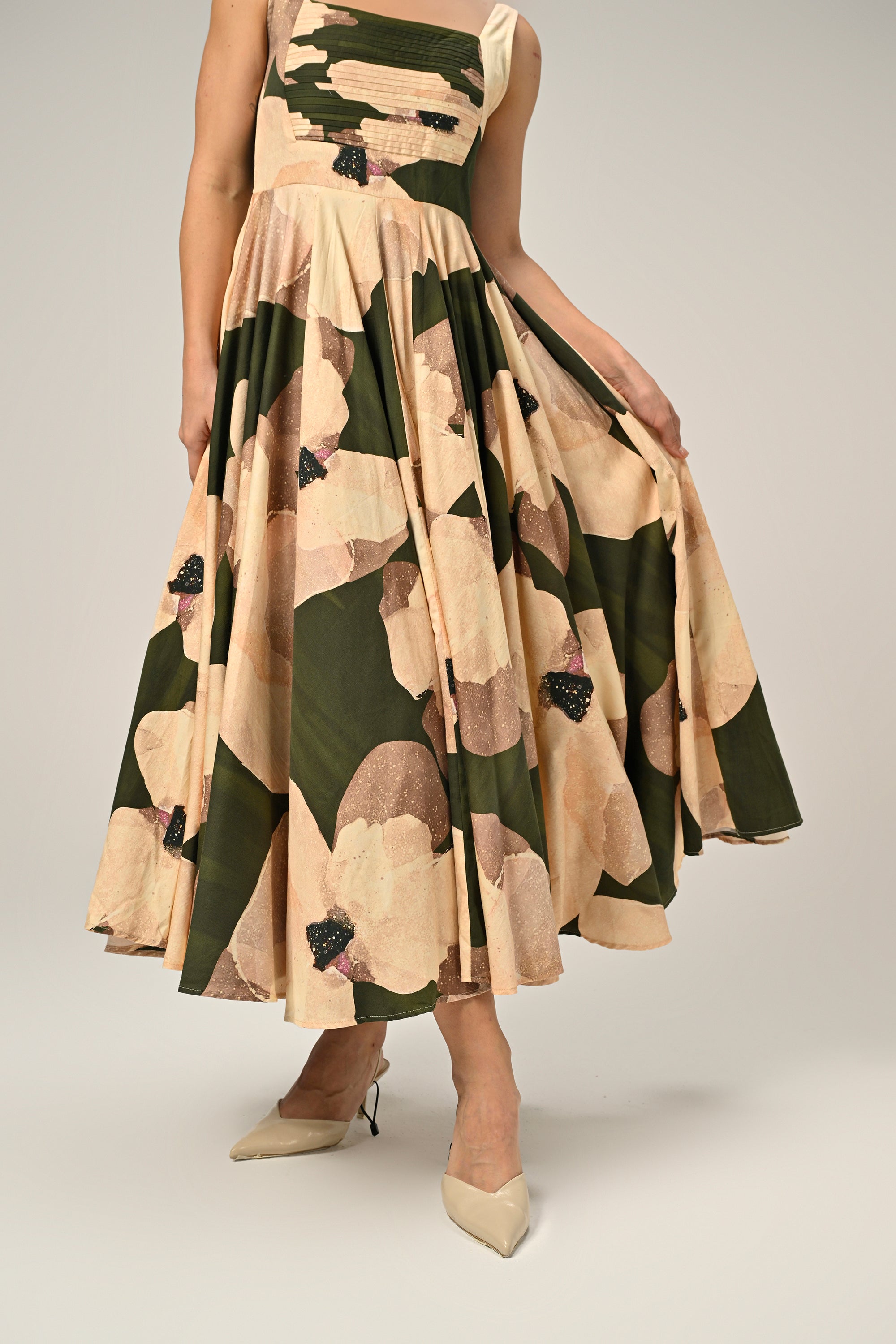 Russet Charm Long Dress
