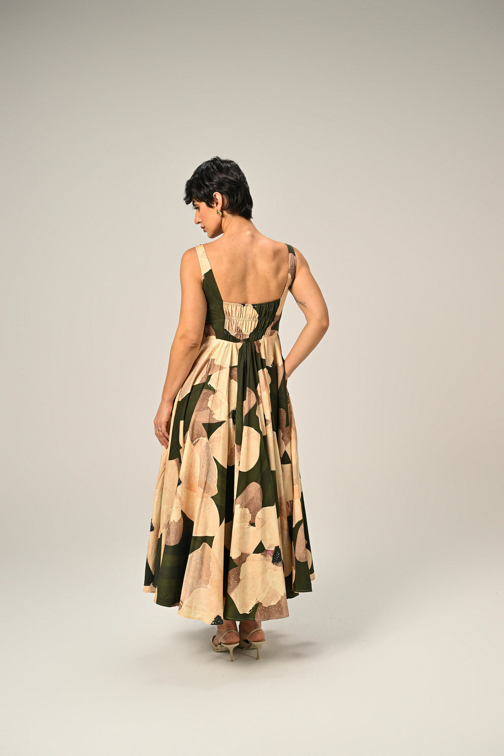 Russet Charm Long Dress
