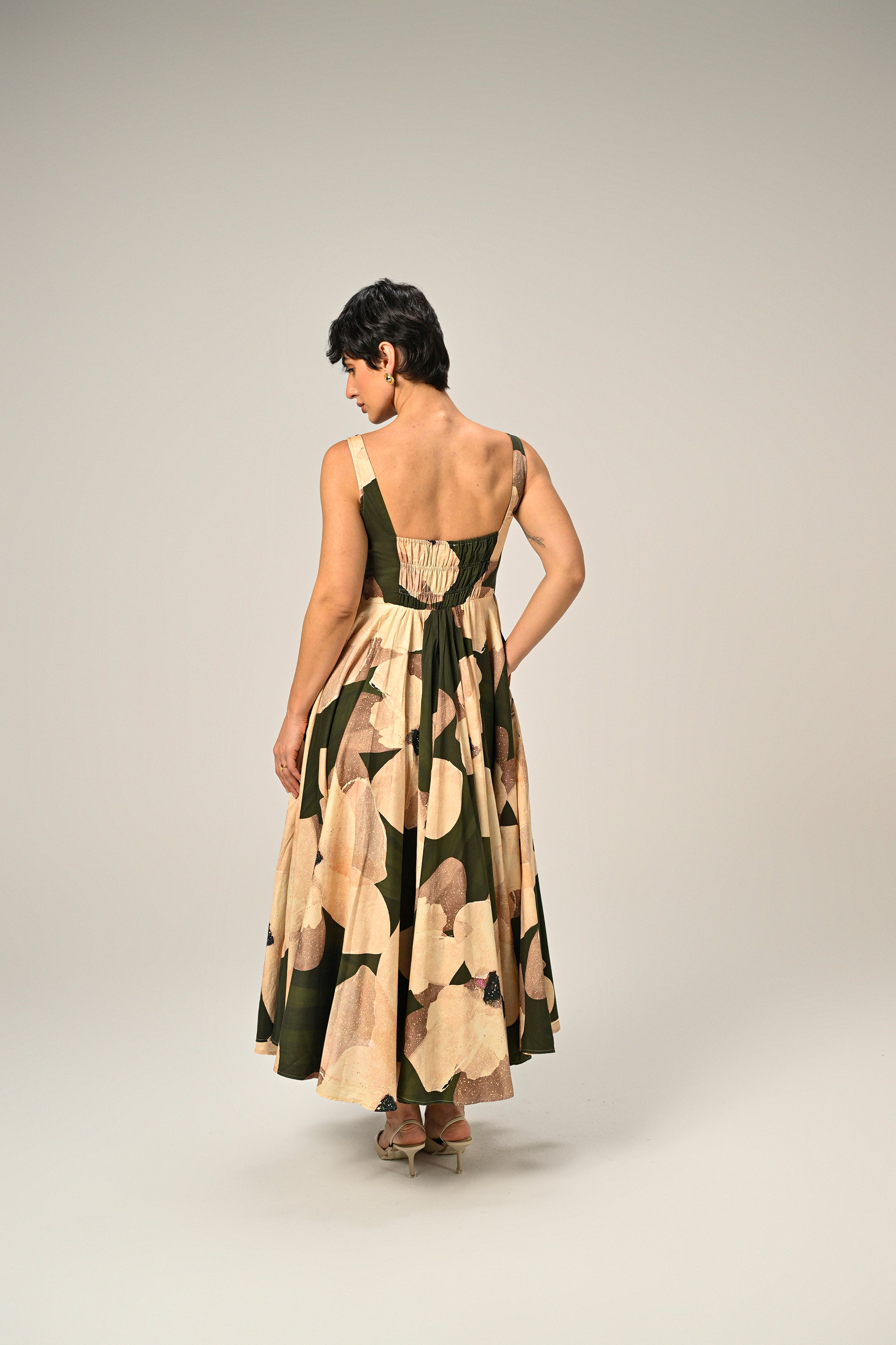 Russet Charm Long Dress