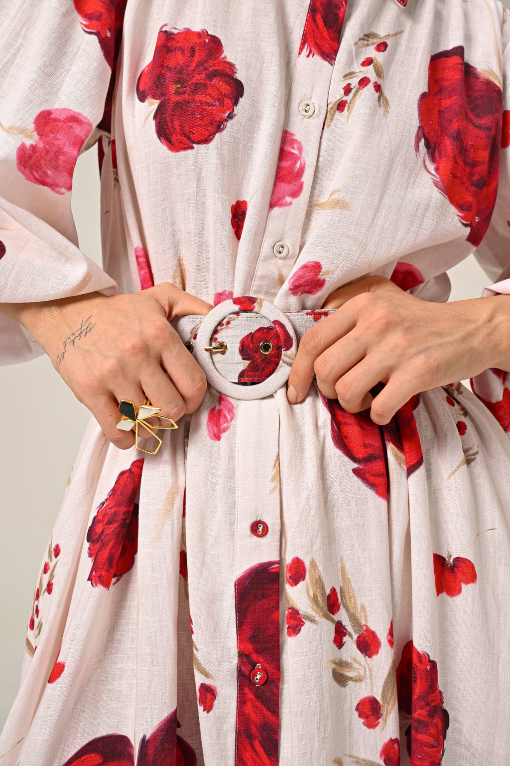 Cloud Petal – Maxi Shirt Dress