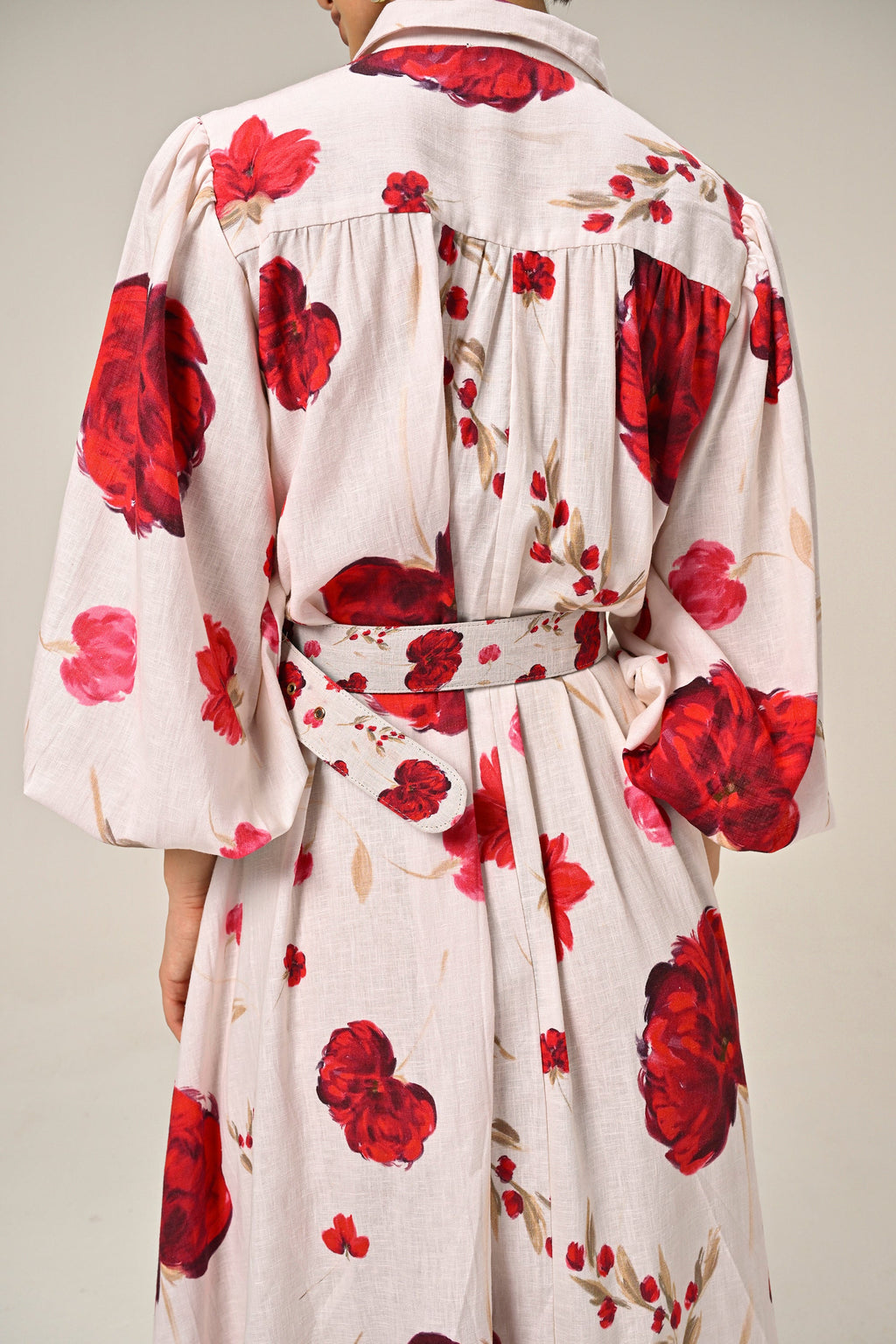Cloud Petal – Maxi Shirt Dress