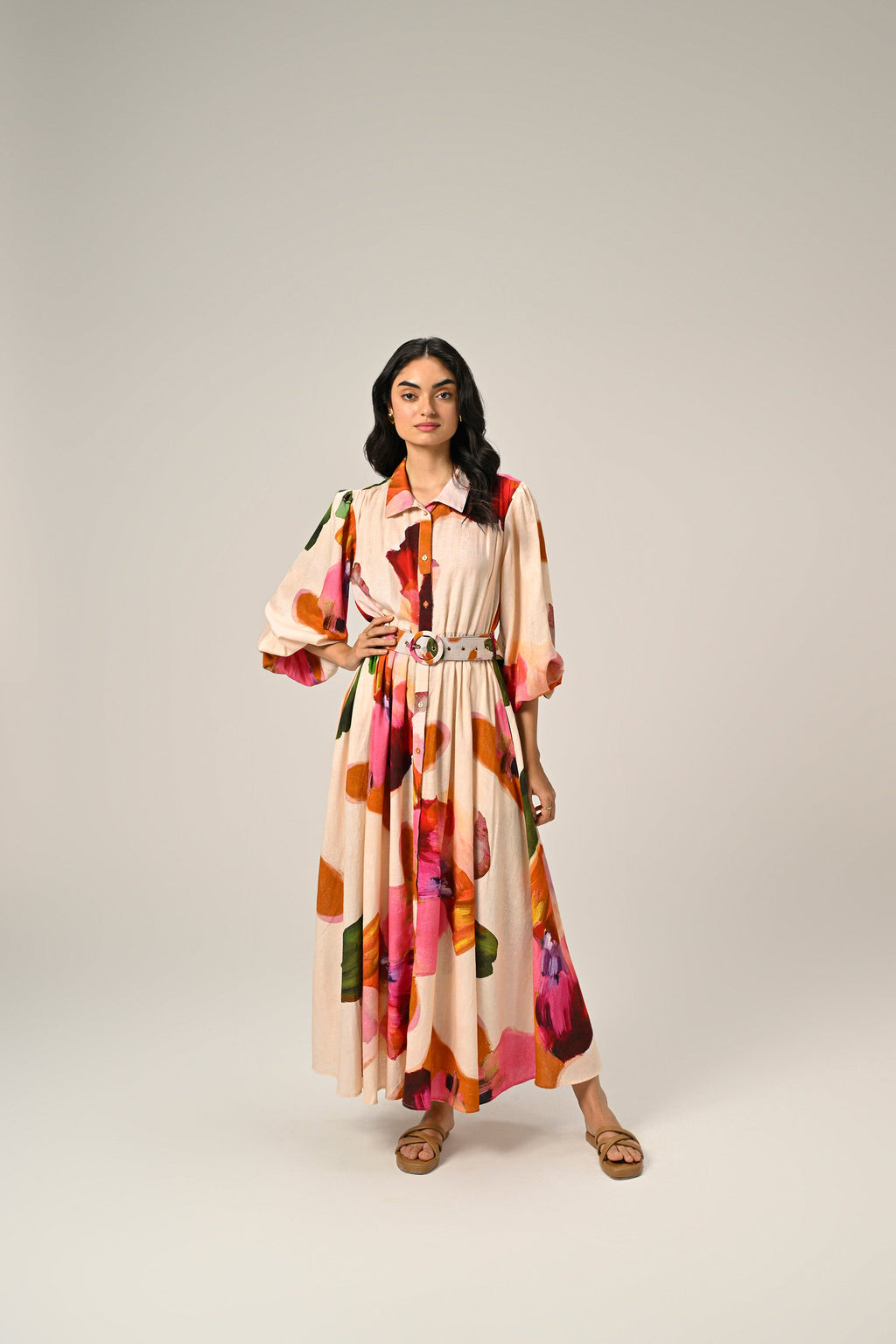 Summer Sway – Maxi Shirt Dress