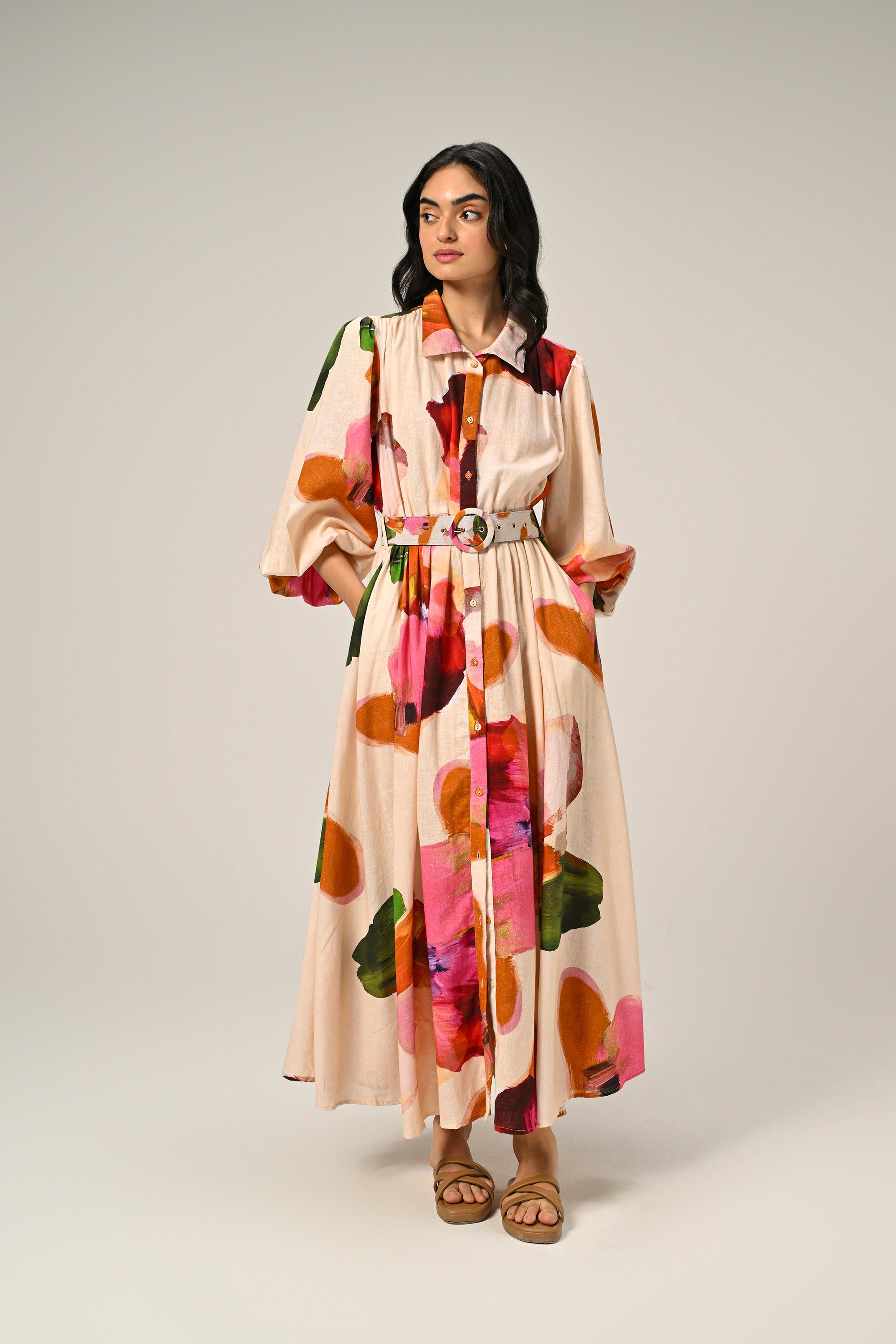 Summer Sway – Maxi Shirt Dress