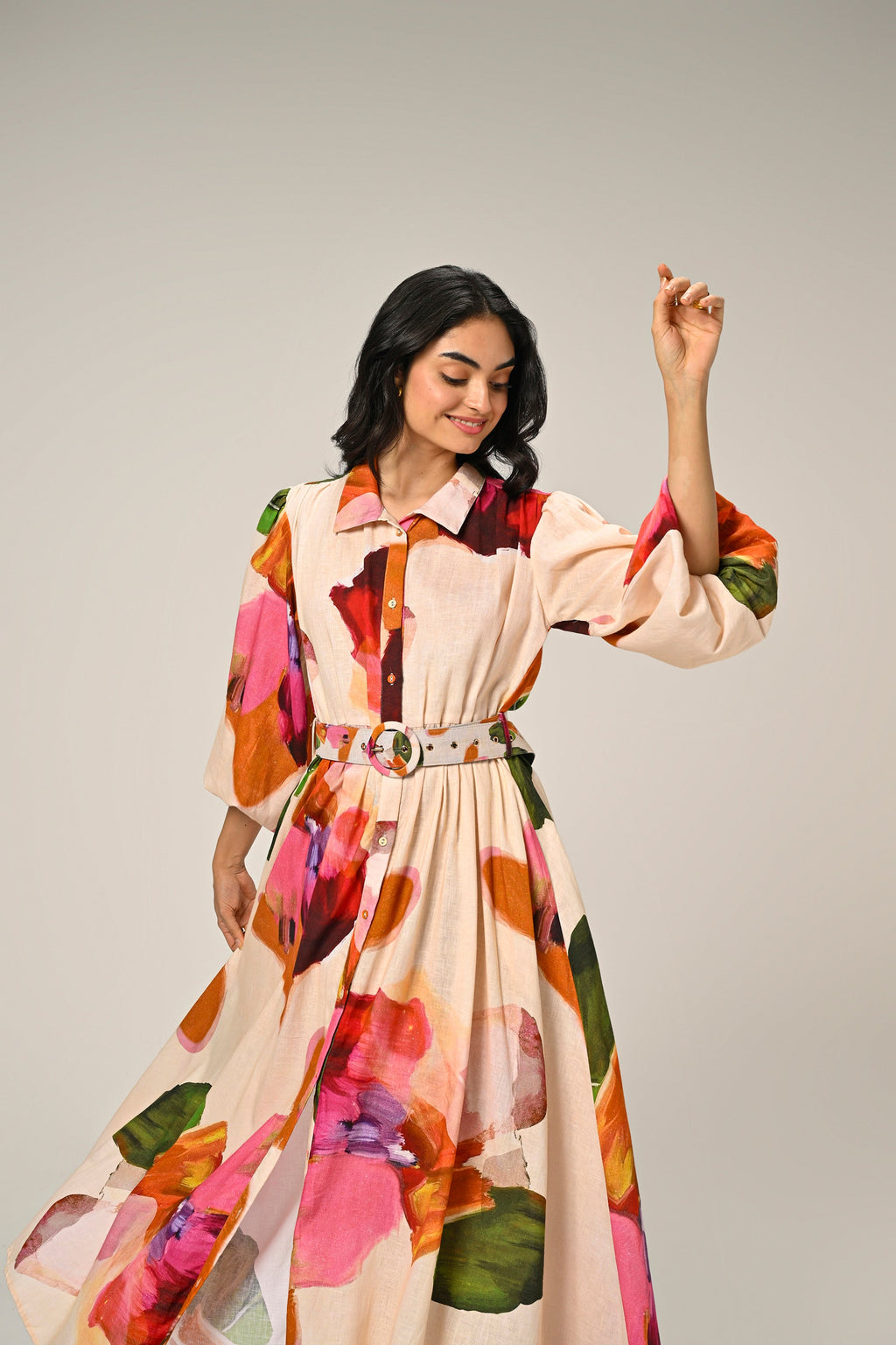Summer Sway – Maxi Shirt Dress