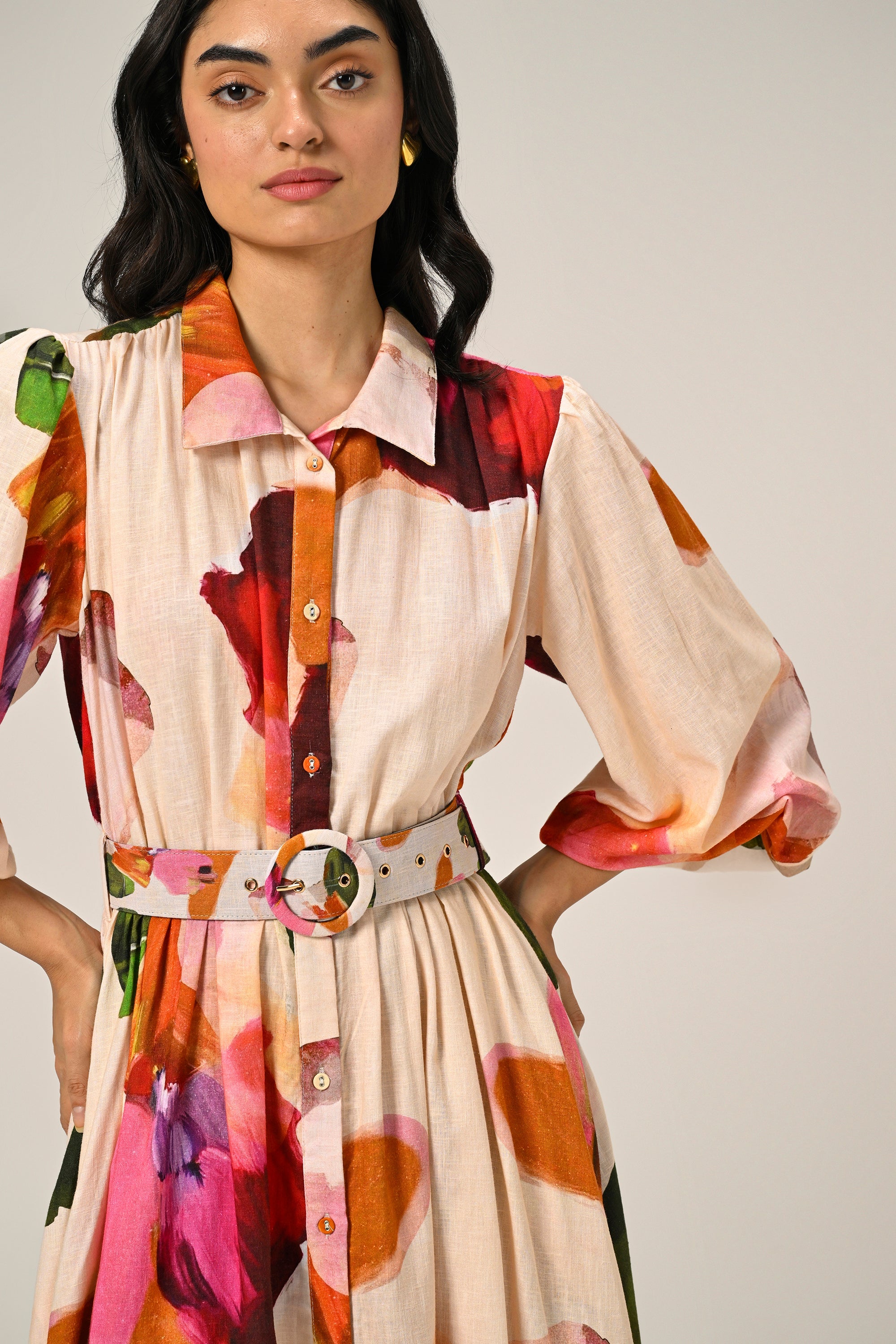 Summer Sway – Maxi Shirt Dress