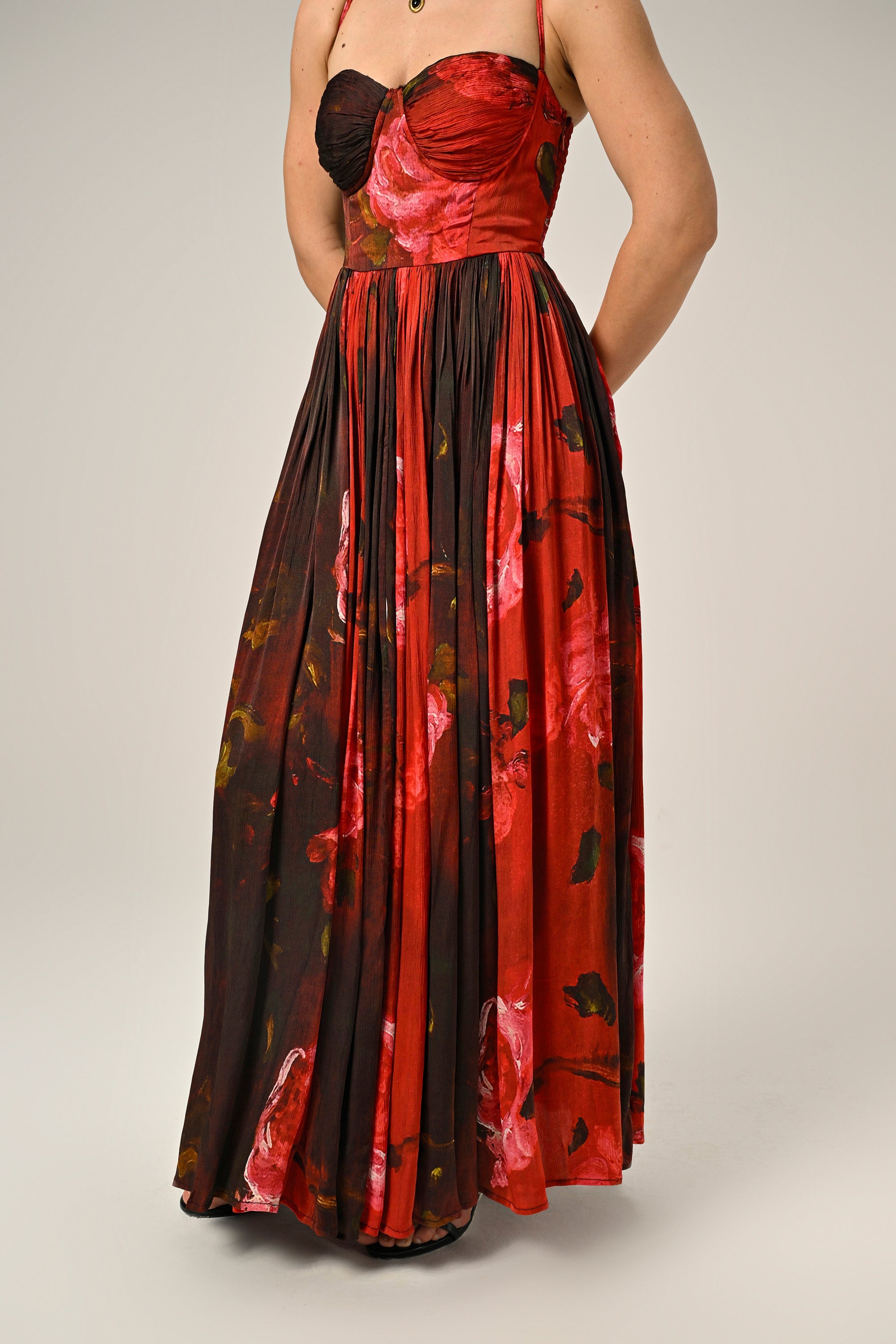 Midnight Rose Structured Dress