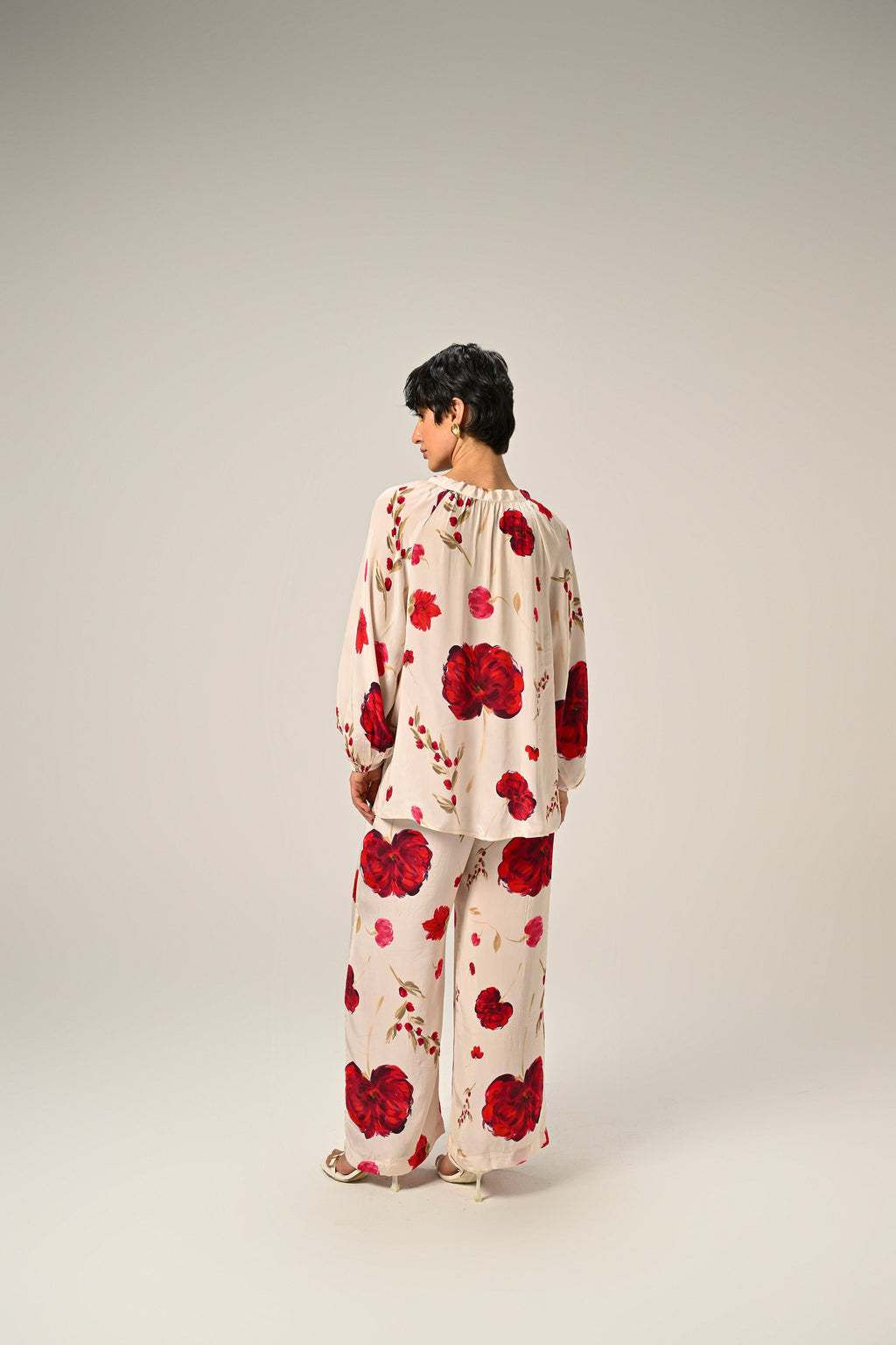 Scarlet Bloom Co-Ord Set