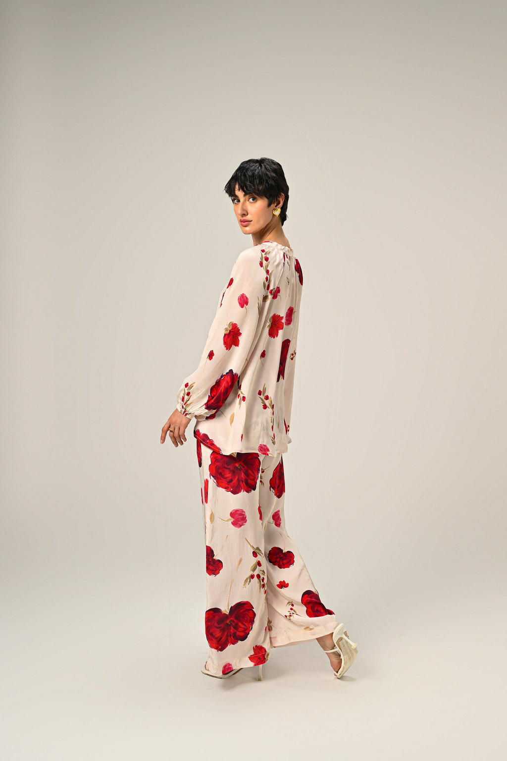 Scarlet Bloom Co-Ord Set