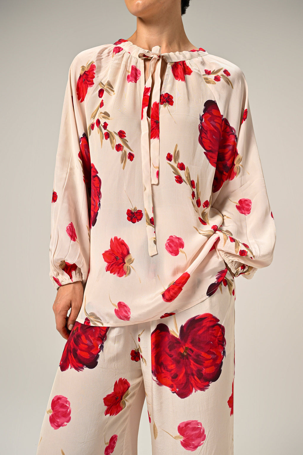 Scarlet Bloom Co-Ord Set