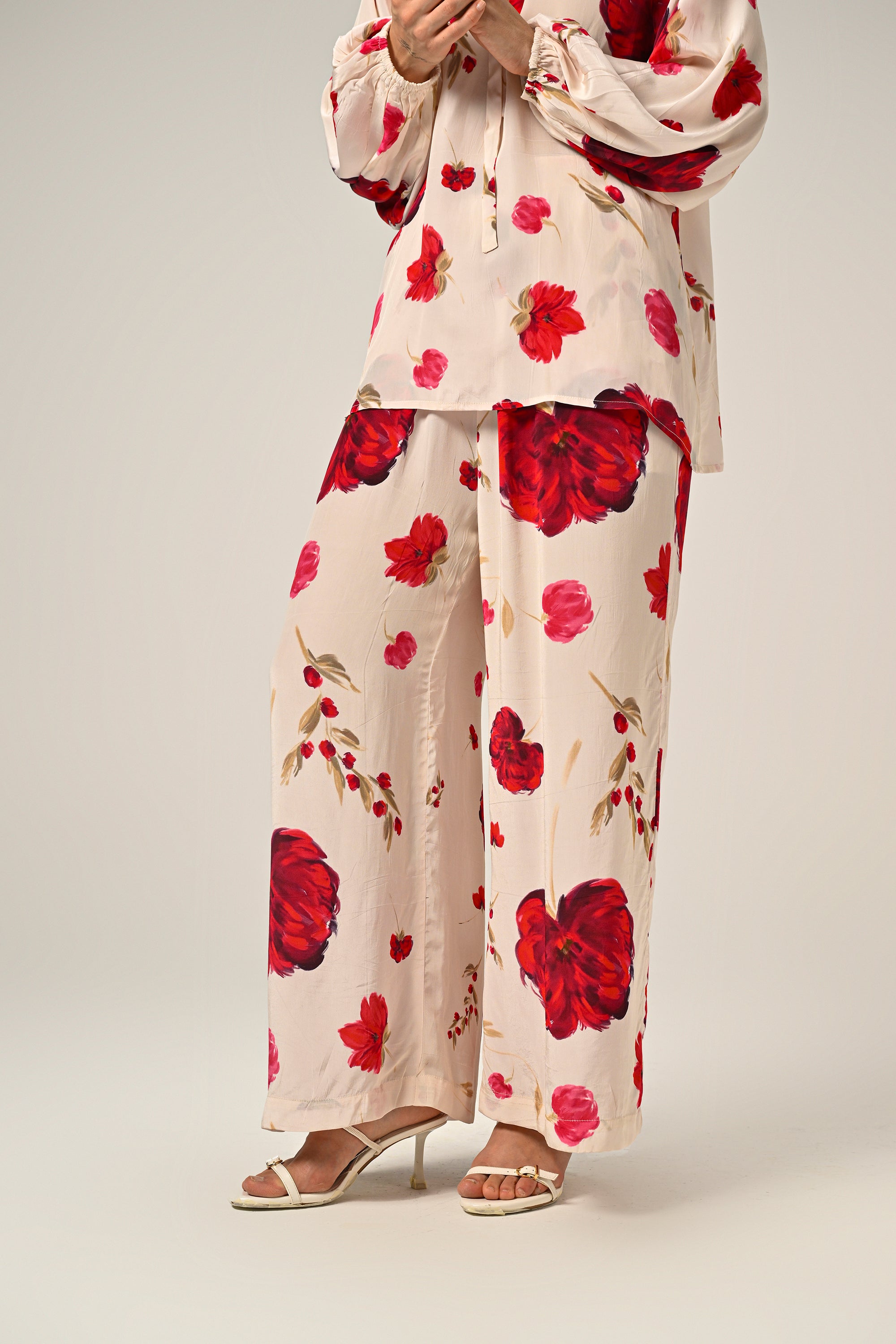 Scarlet Bloom Co-Ord Set