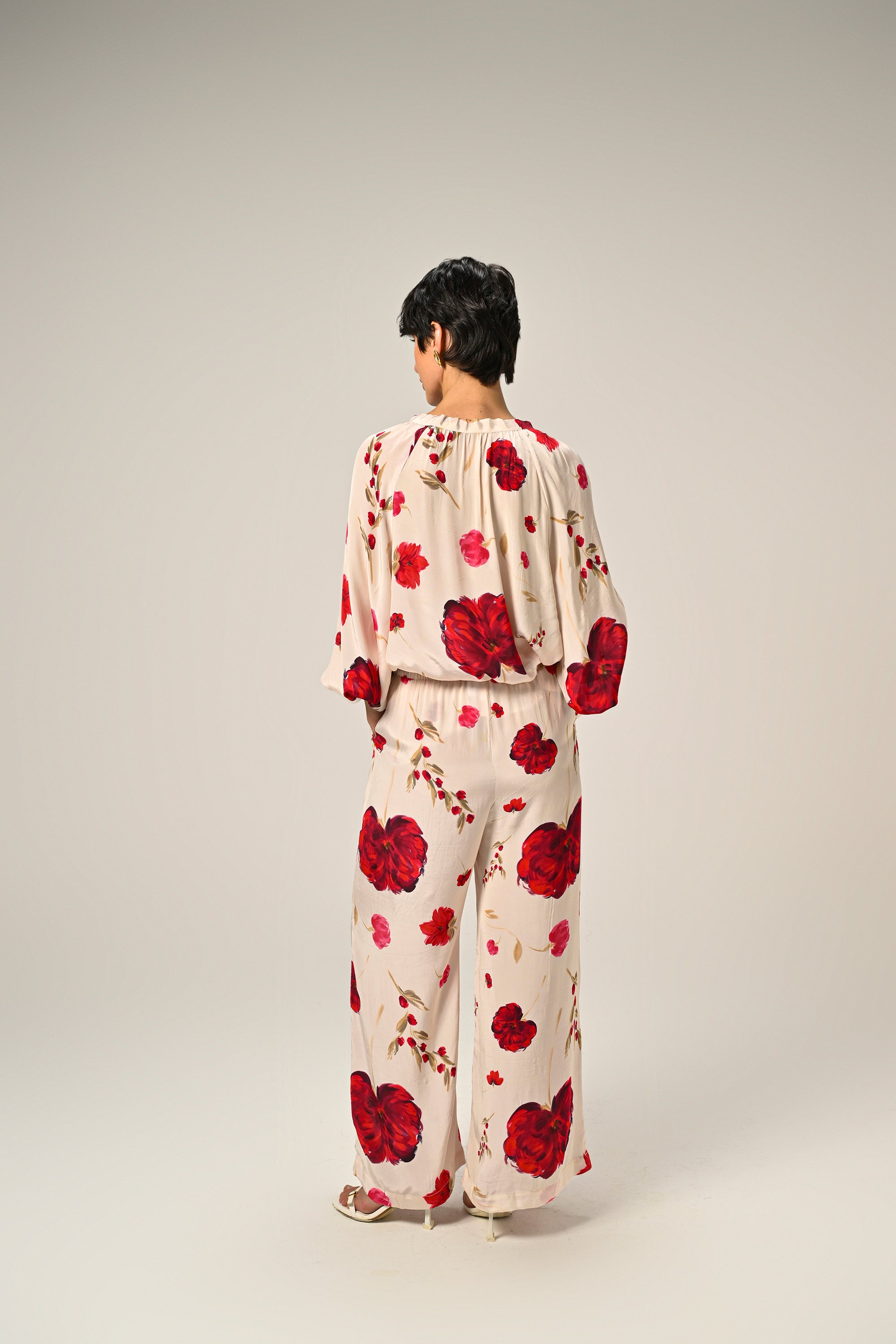 Scarlet Bloom Co-Ord Set