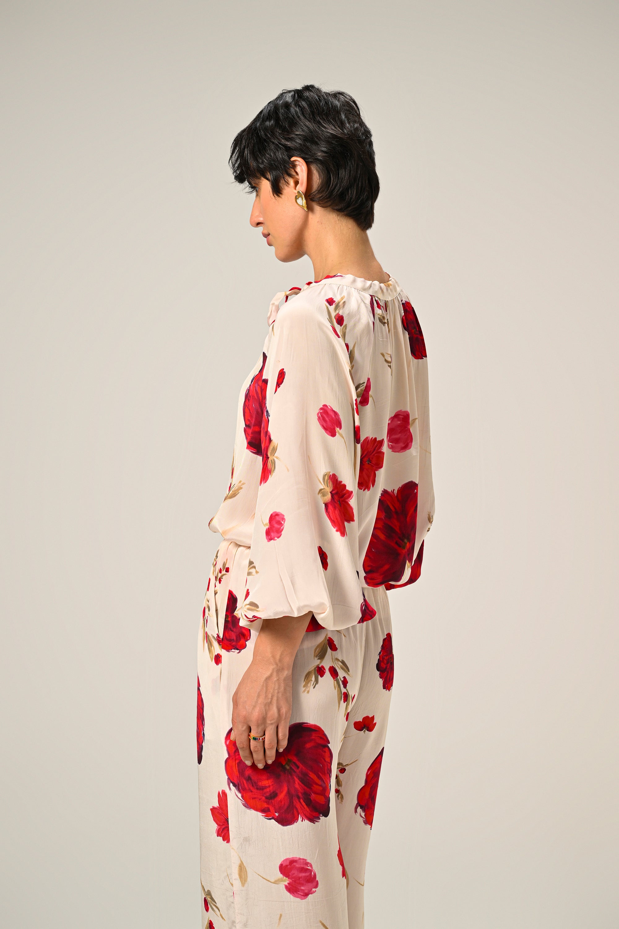 Scarlet Bloom Co-Ord Set