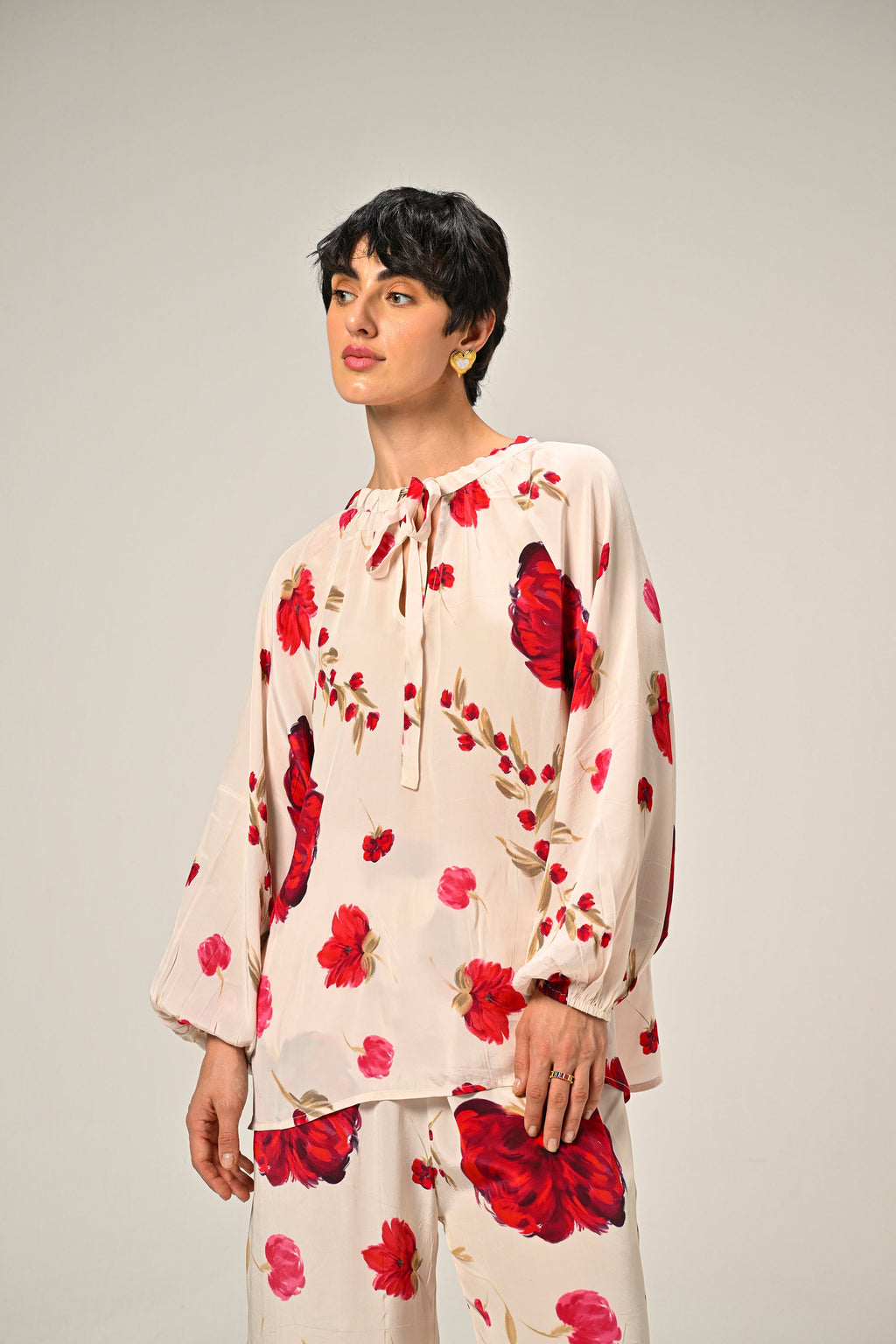 Scarlet Bloom Co-Ord Set