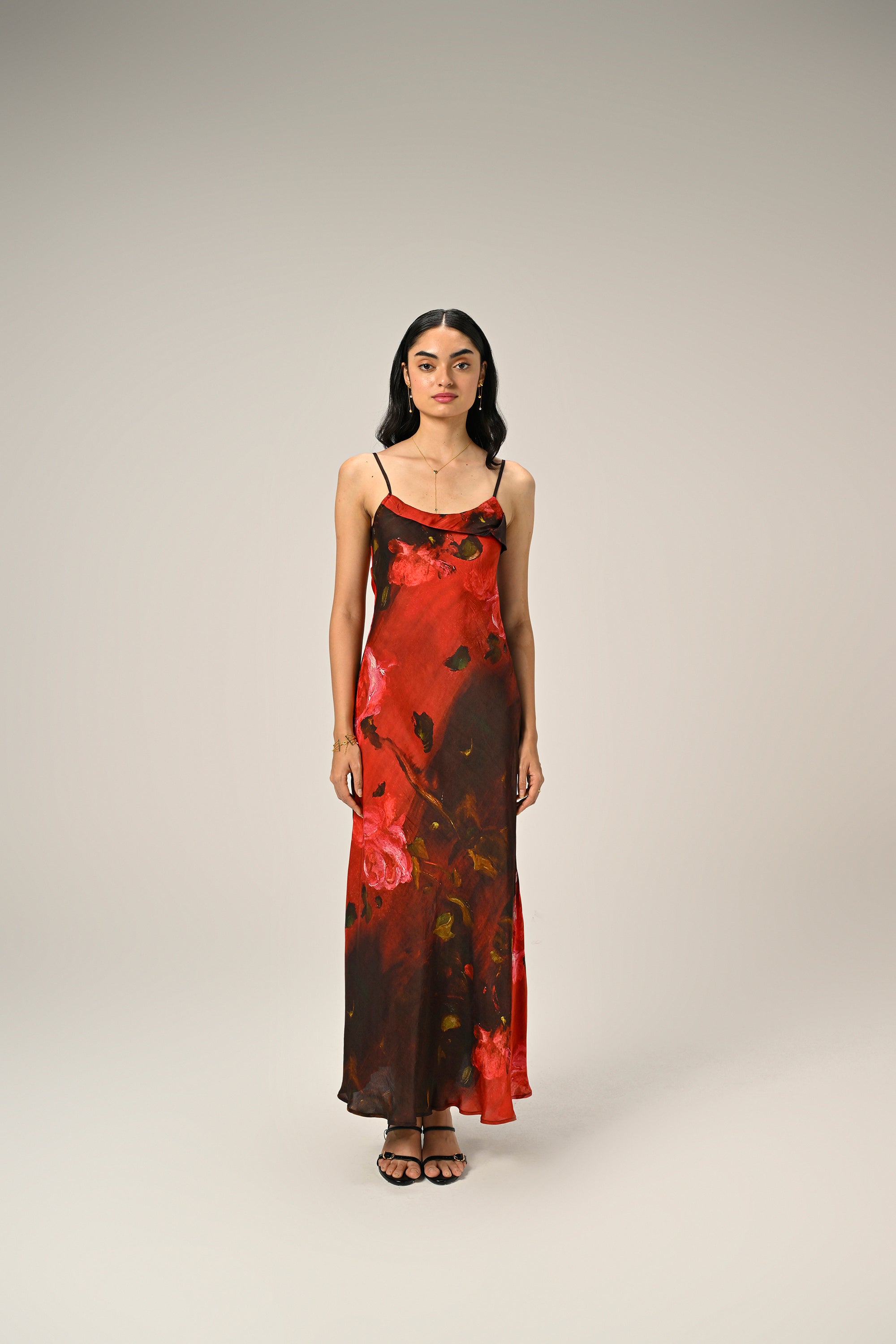 Crimson Dream Slip Dress