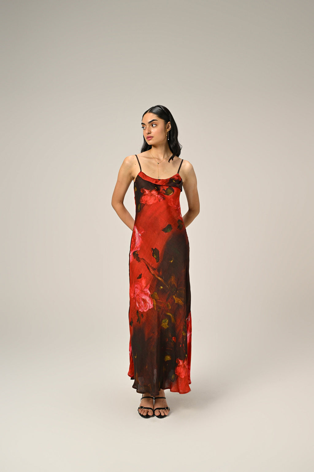 Crimson Dream Slip Dress