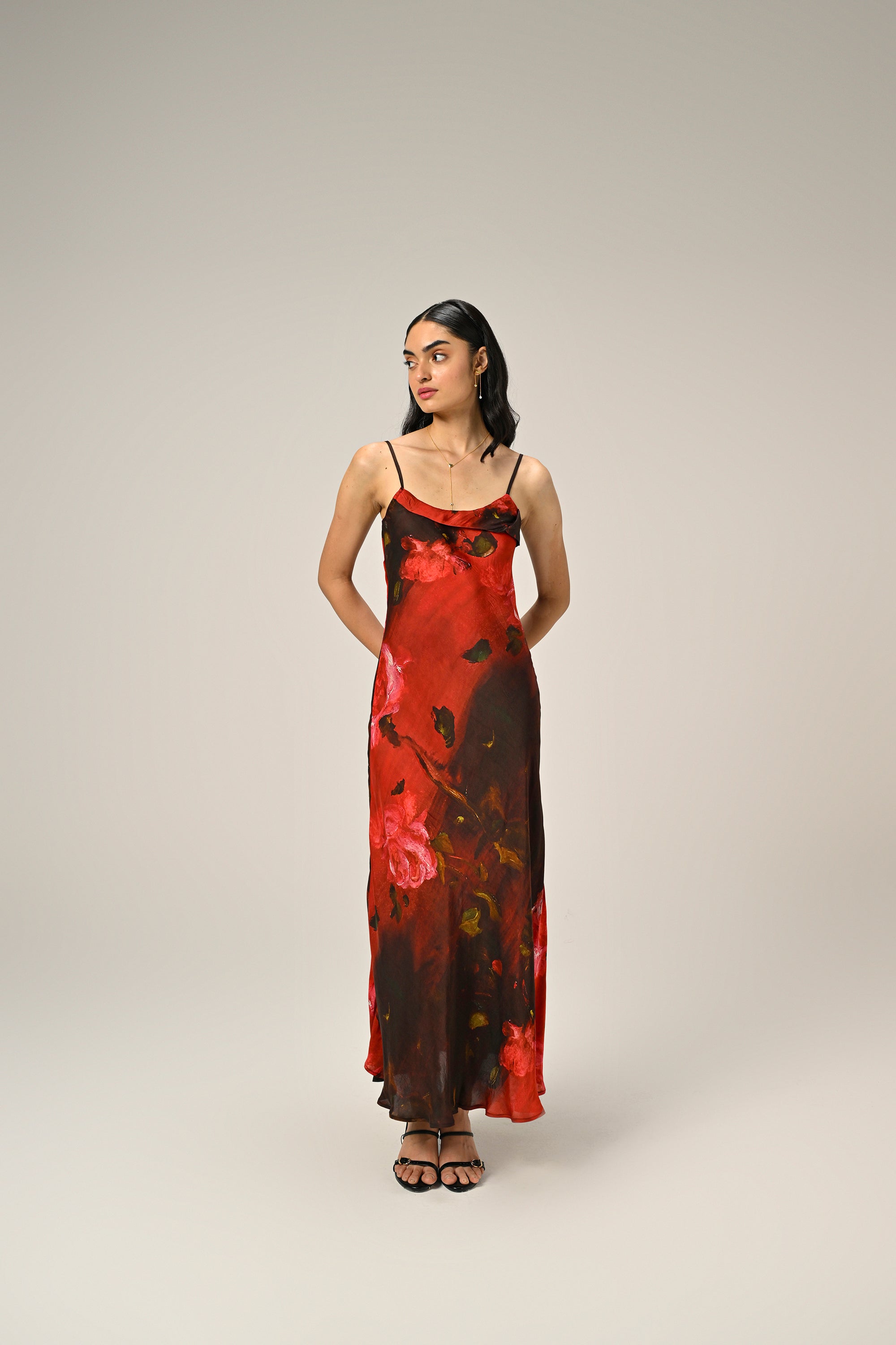 Crimson Dream Slip Dress