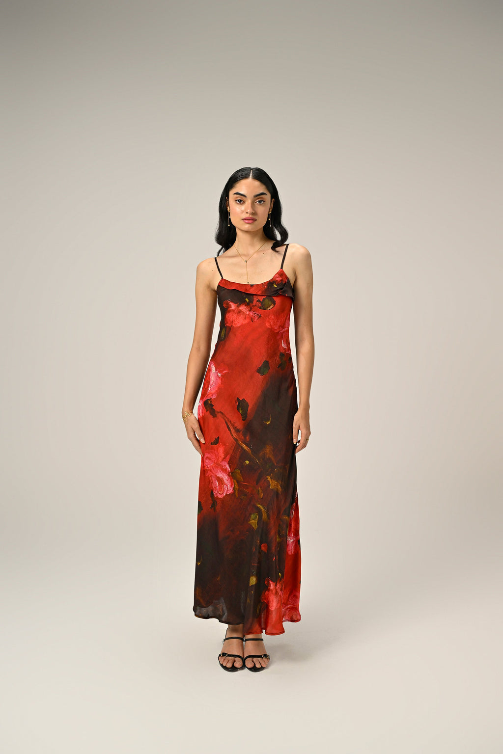 Crimson Dream Slip Dress