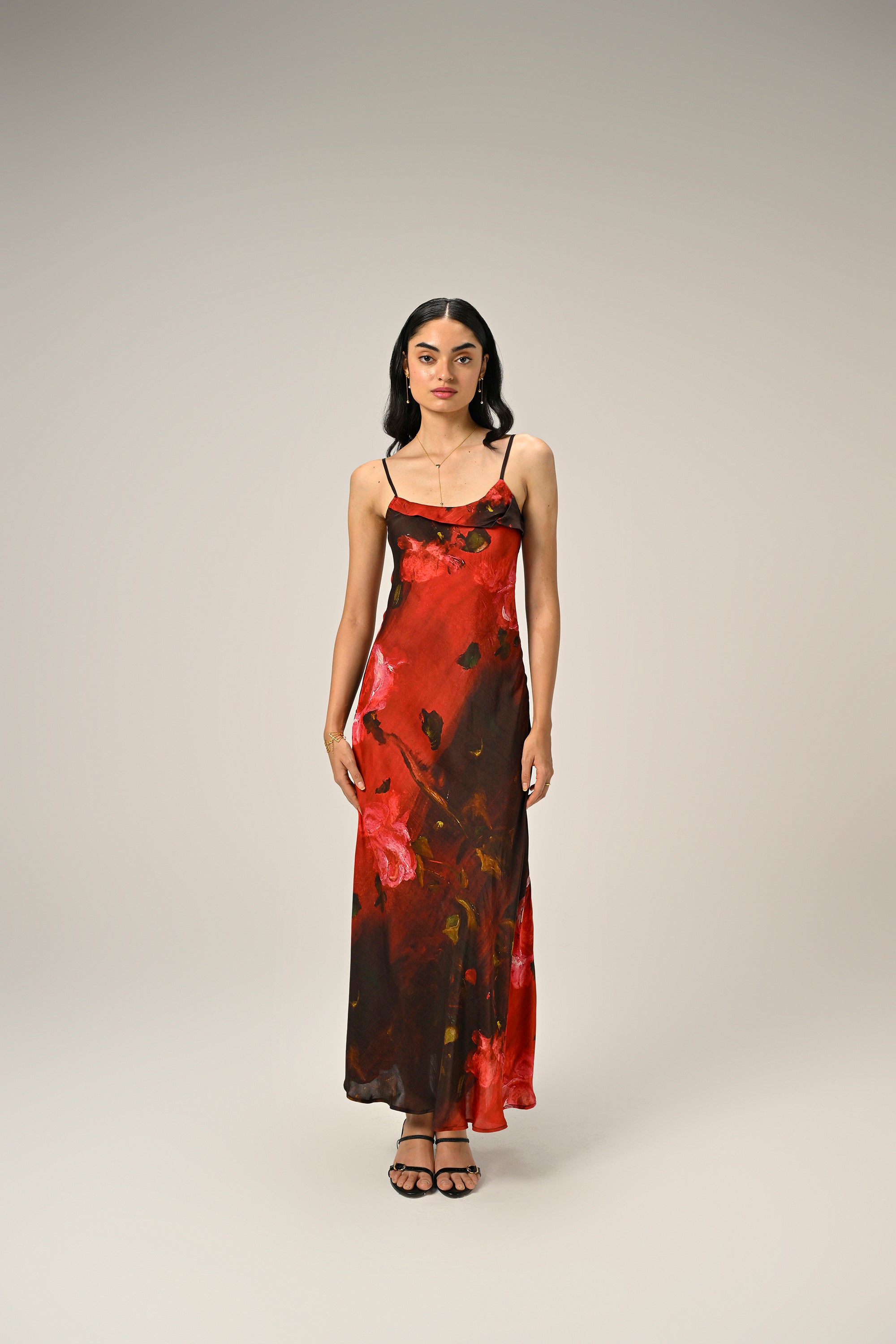 Crimson Dream Slip Dress