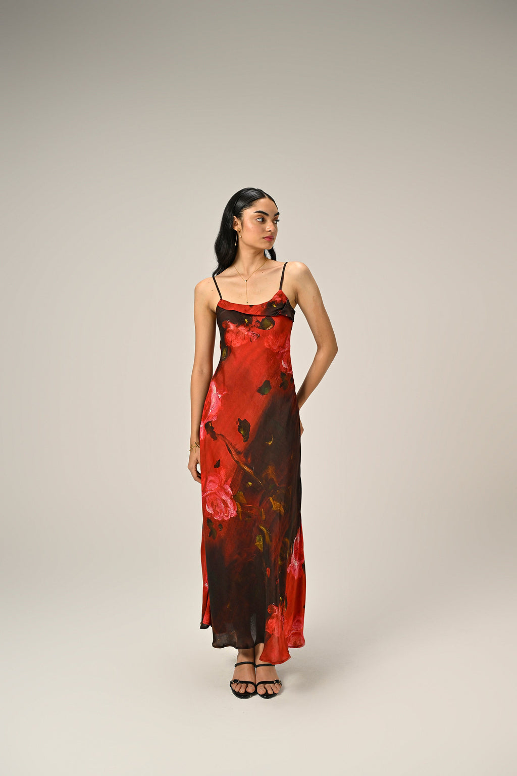 Crimson Dream Slip Dress
