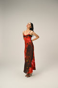 Crimson Dream Slip Dress