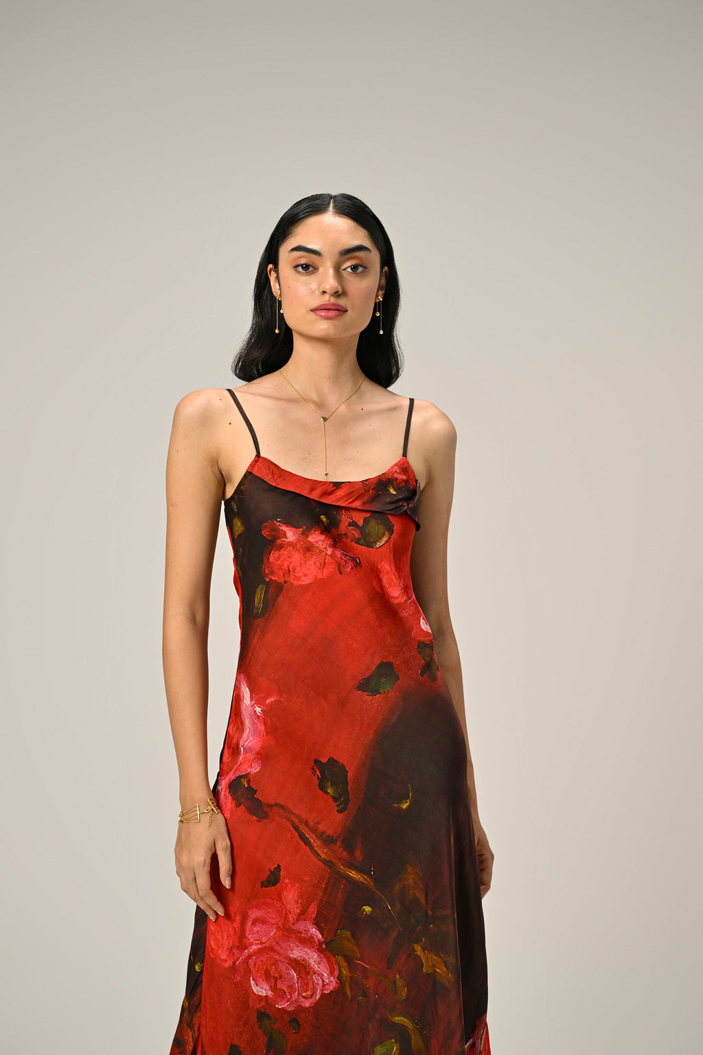 Crimson Dream Slip Dress