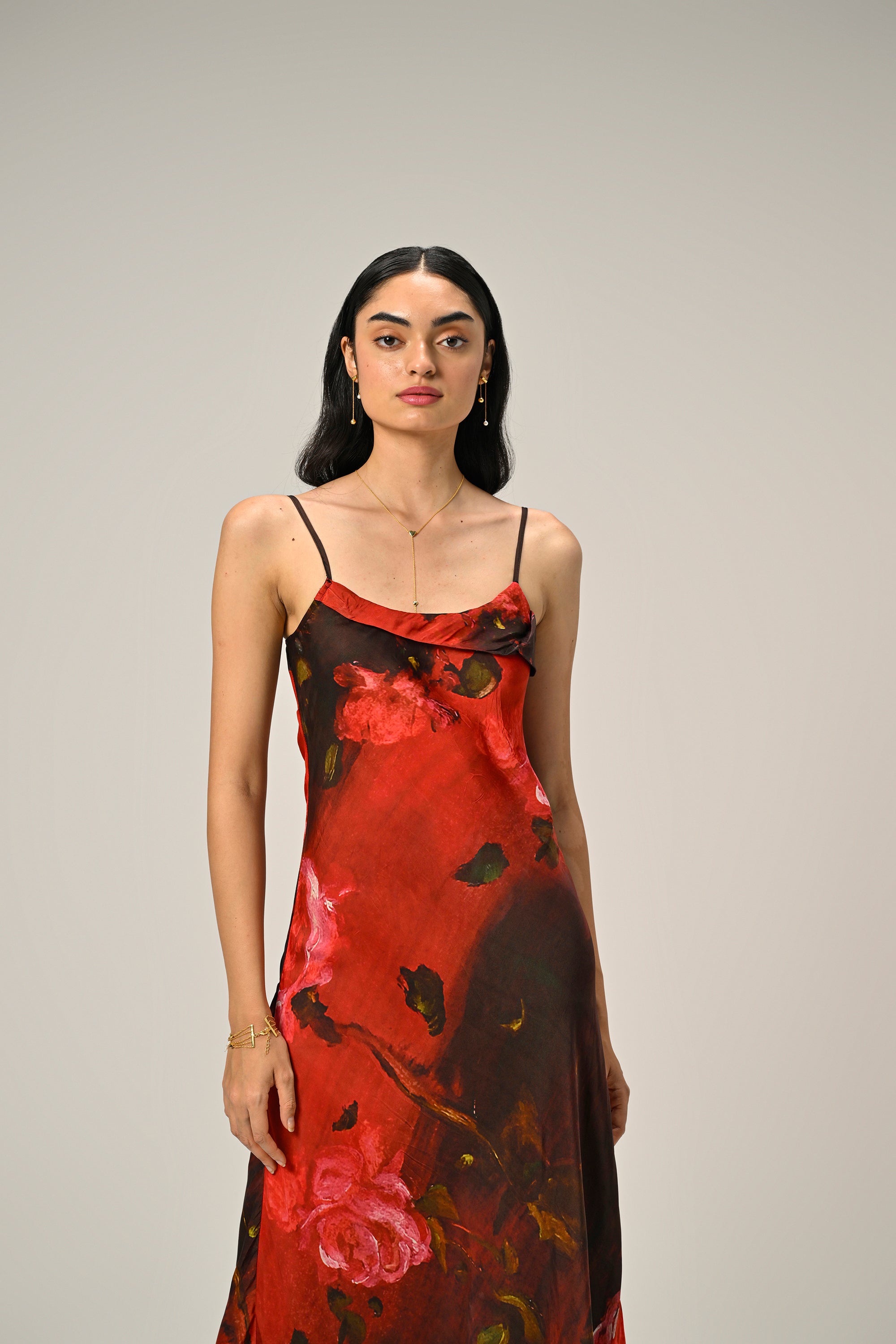 Crimson Dream Slip Dress