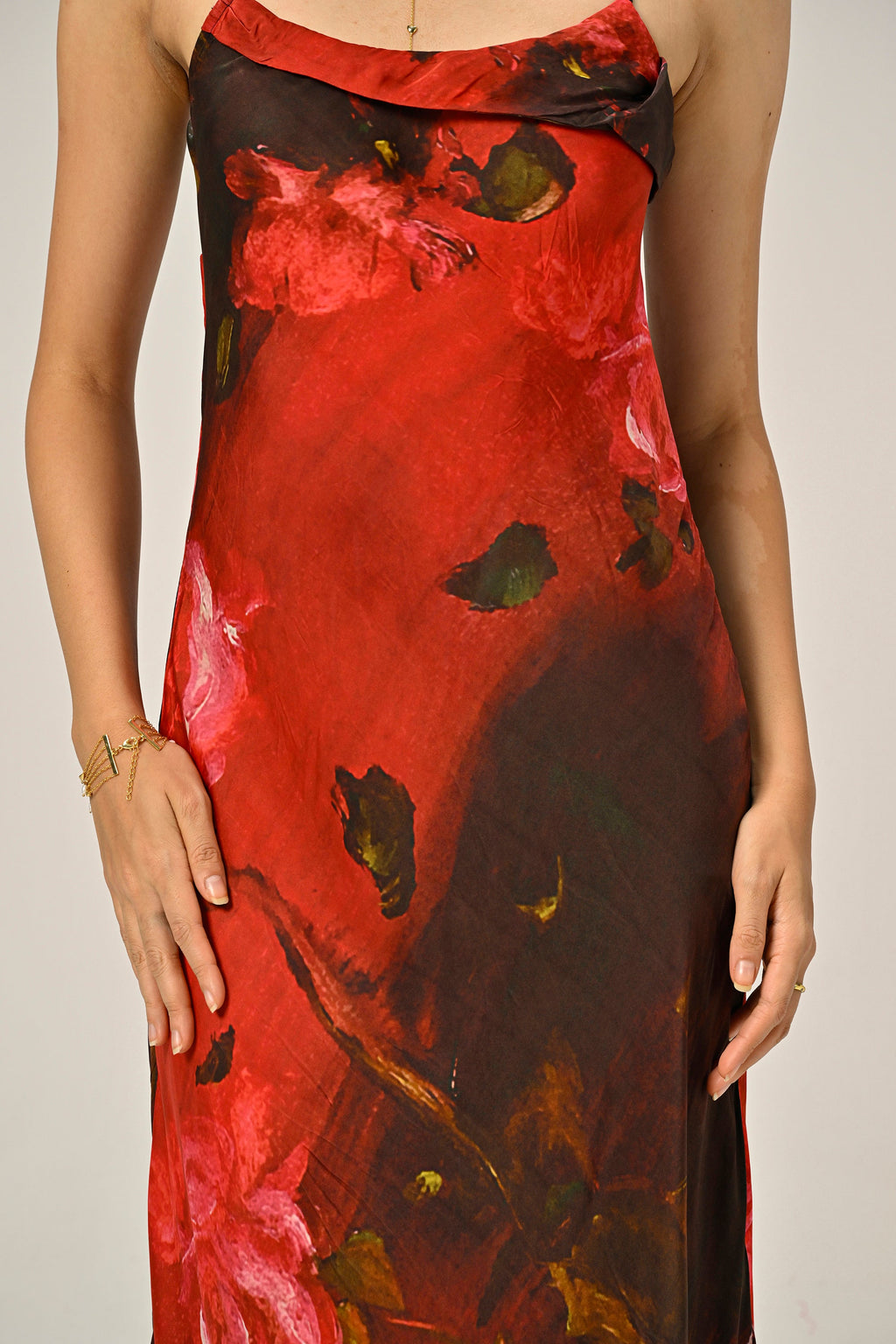 Crimson Dream Slip Dress