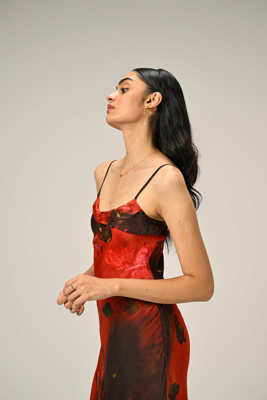 Crimson Dream Slip Dress