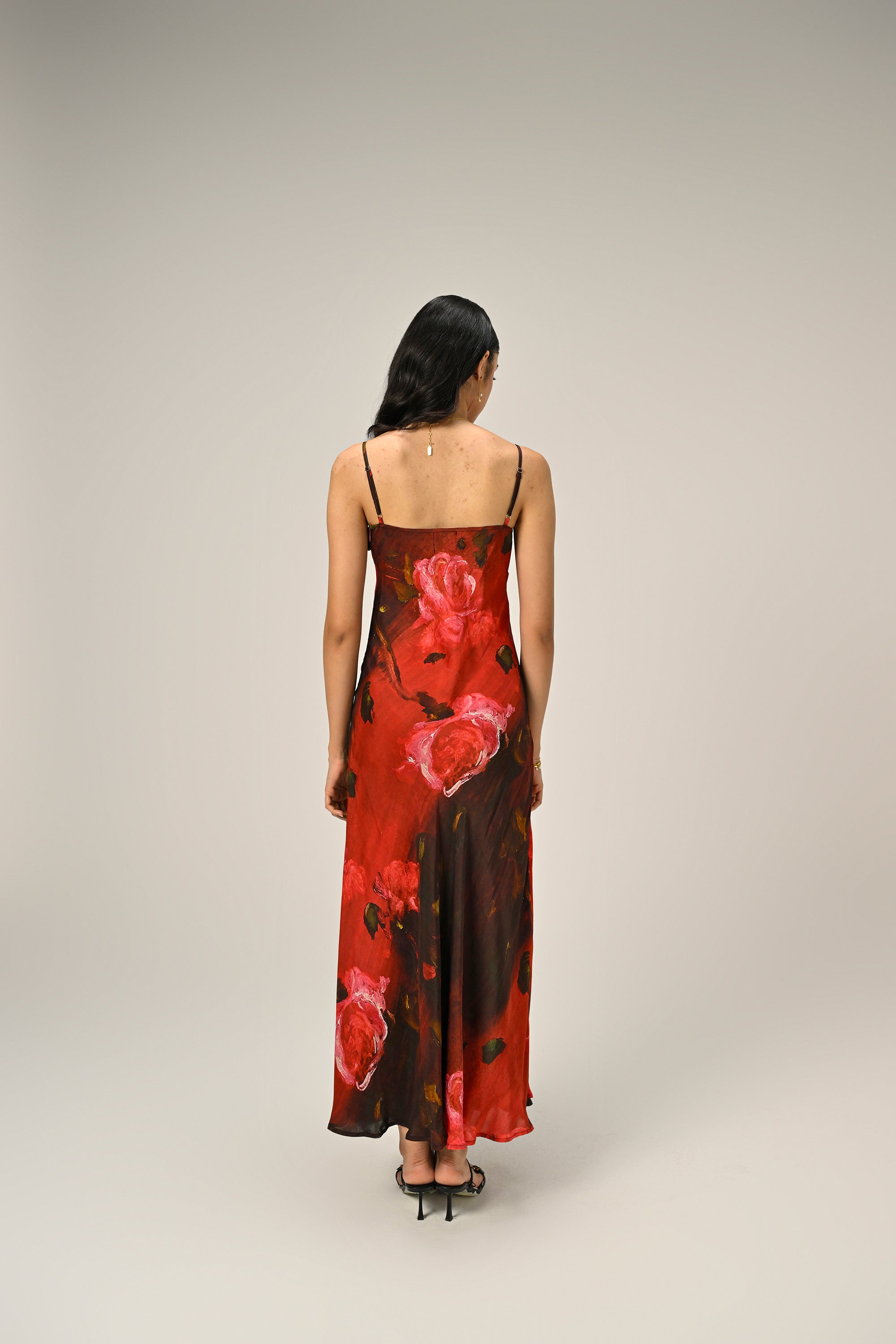 Crimson Dream Slip Dress