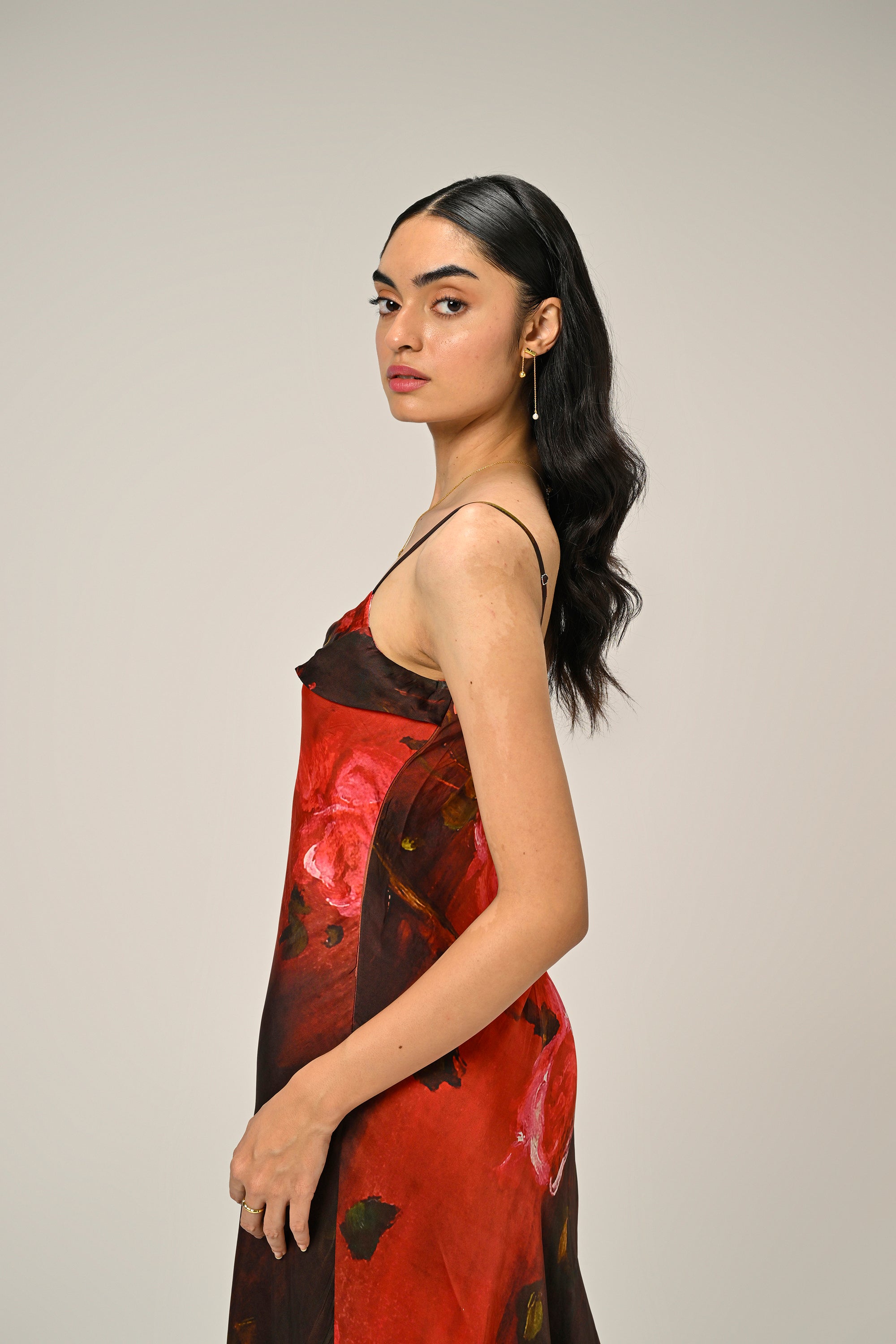 Crimson Dream Slip Dress