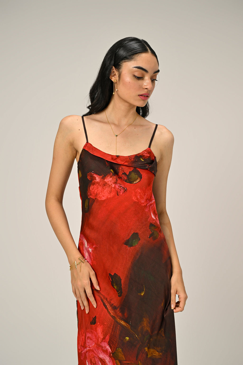 Crimson Dream Slip Dress
