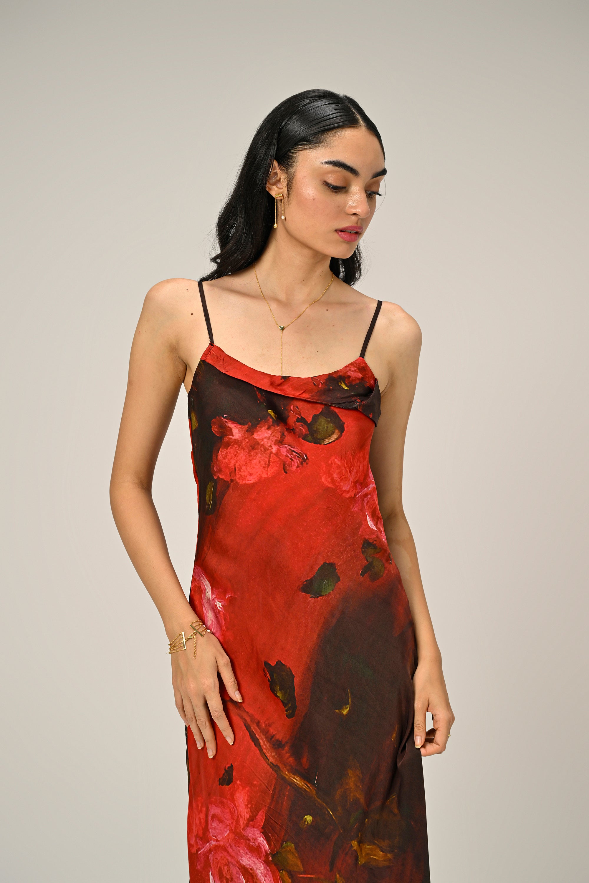 Crimson Dream Slip Dress