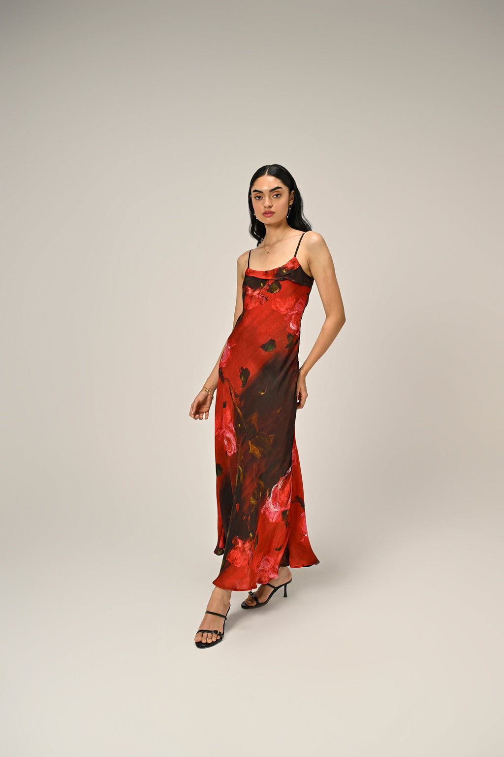Crimson Dream Slip Dress