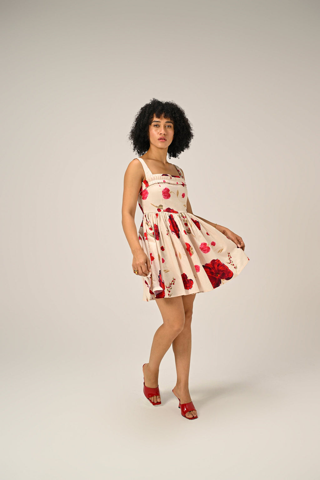 Scarlet Meadow Mini Dress