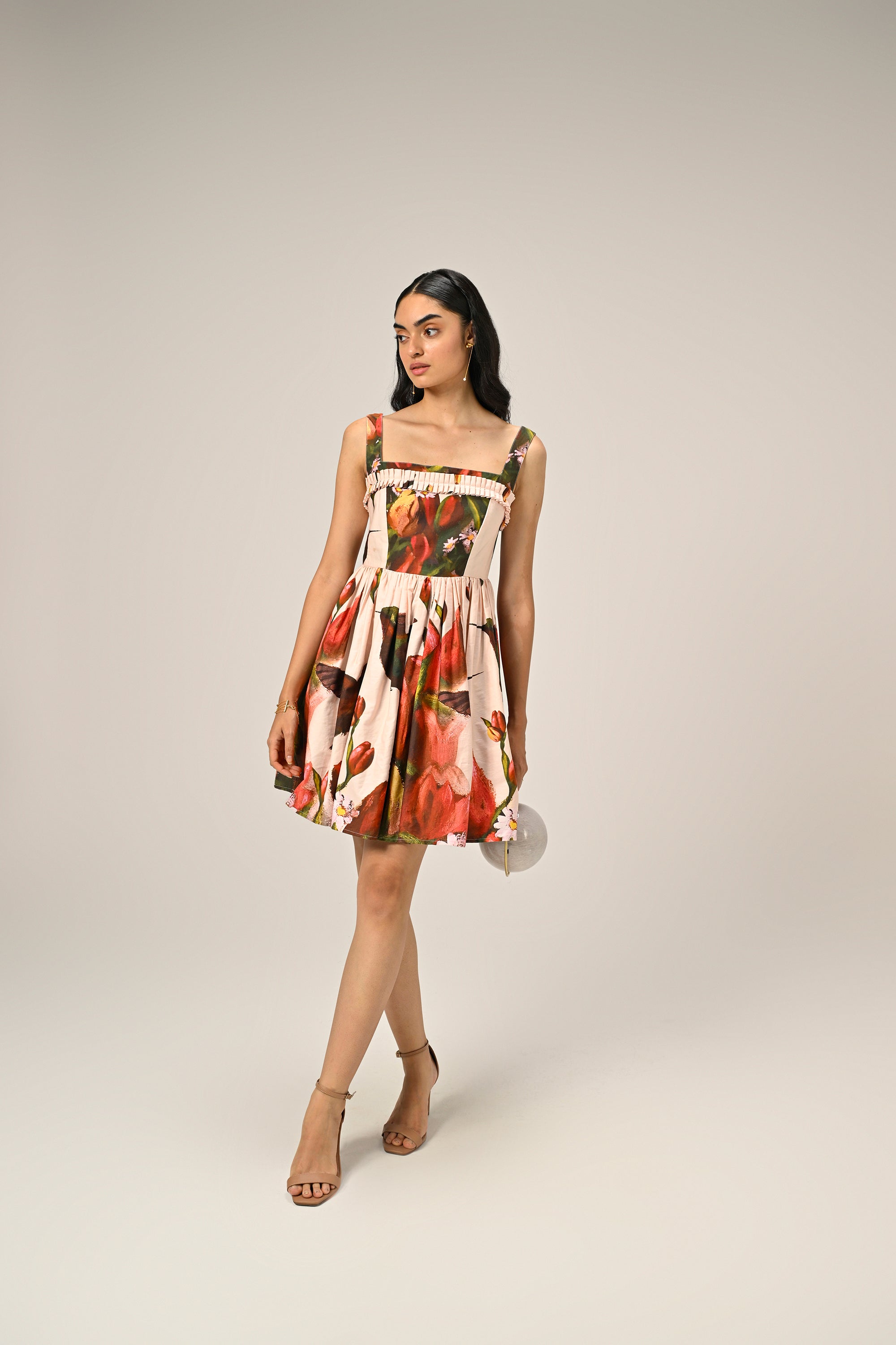 Hummingbird Garden Mini Dress