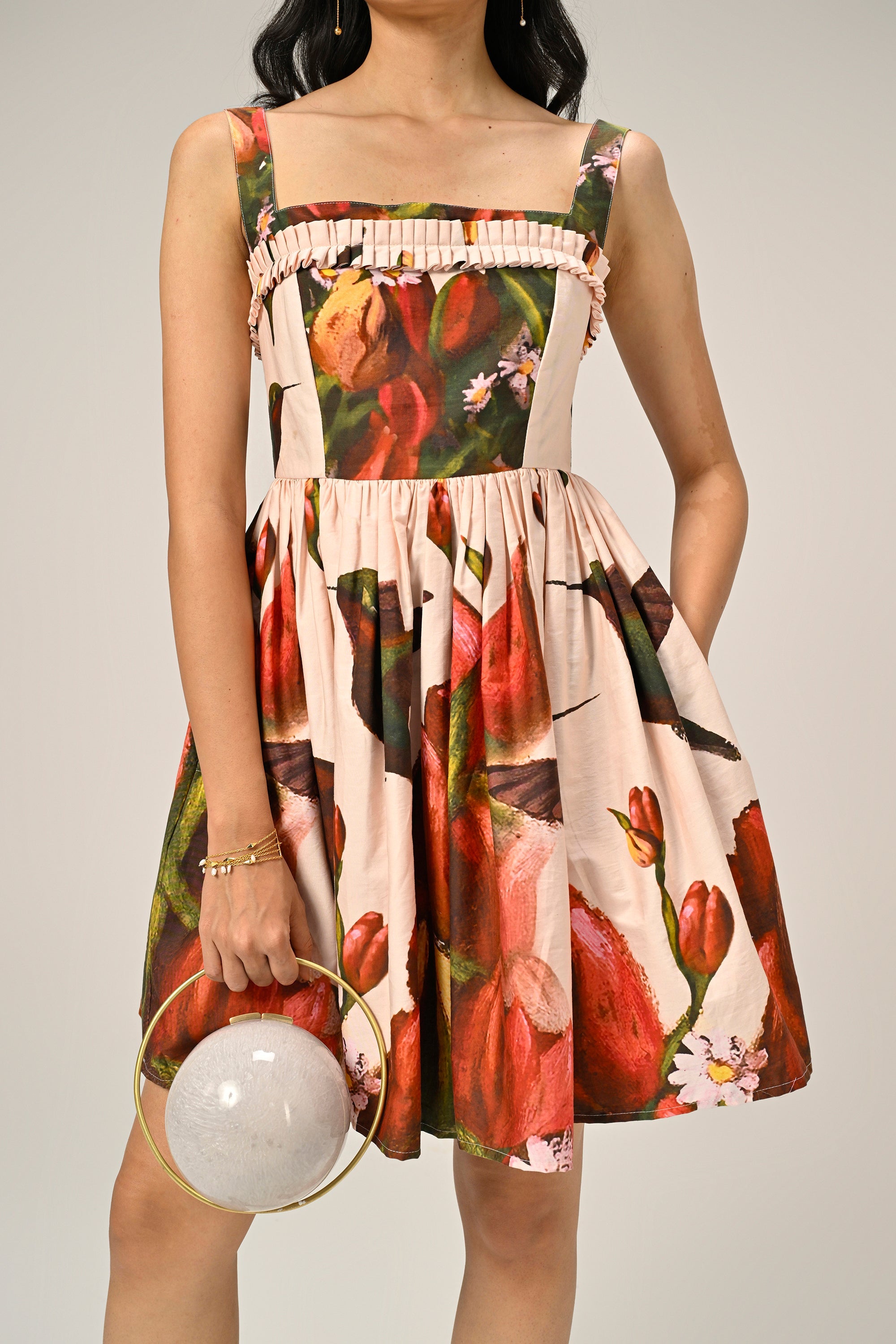 Hummingbird Garden Mini Dress