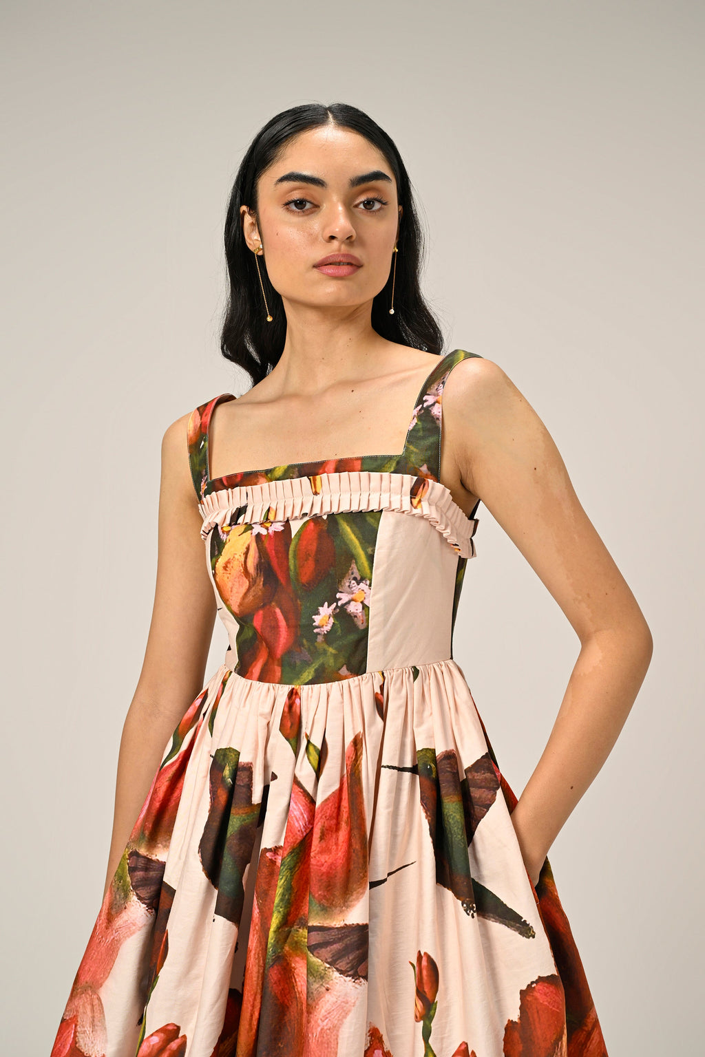 Hummingbird Garden Mini Dress