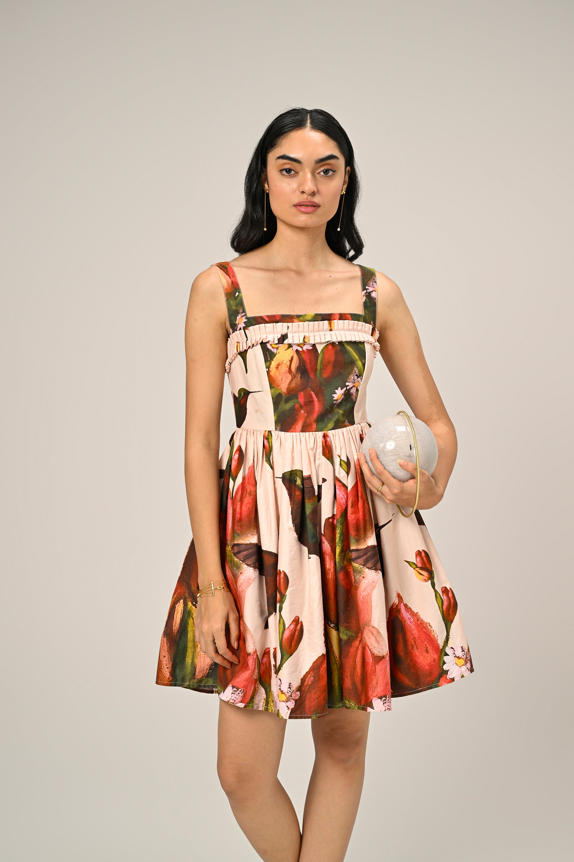 Hummingbird Garden Mini Dress